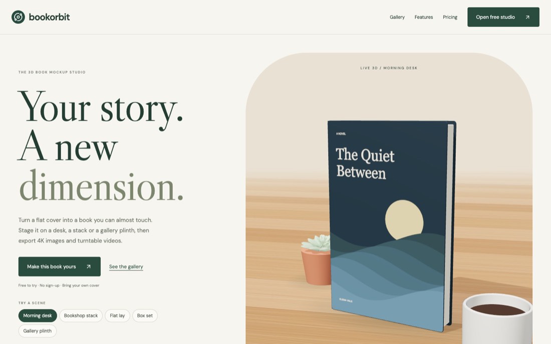 BookOrbit home page
