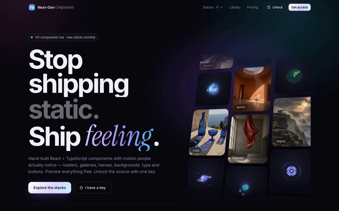 Vault home page